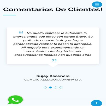 Contacto vía WhatsApp
