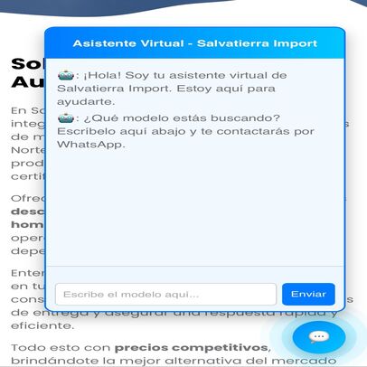 Contacto vía WhatsApp